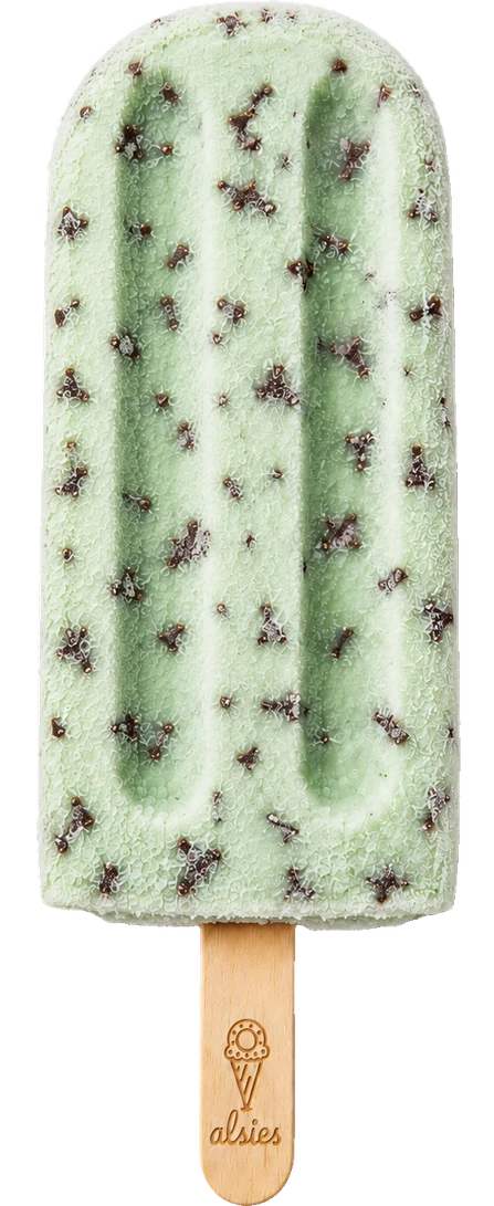 Alsies Mint Chip gourmet pop