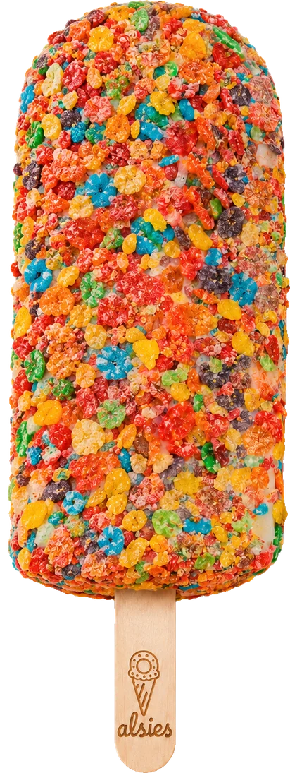 Alsies Rainbow Crunch gourmet pop